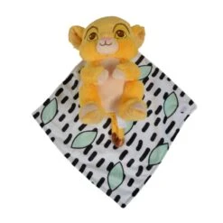 Disney Simba Le Lion Peluche Couverture Vert Jaune Feuille