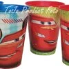 Disney Cars - Gobelets - Gobelets Empilables - Gobelets à Limonade - Rouge - Bleu - Plastique - McQueen - 2 Designs - 4 Pièces