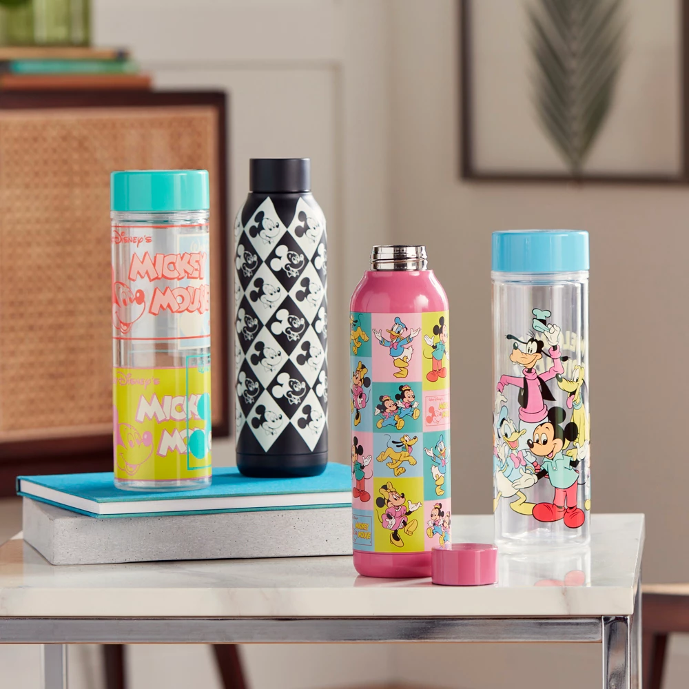 Disney Store Gourde Mickey et ses Amis en acier inoxydable