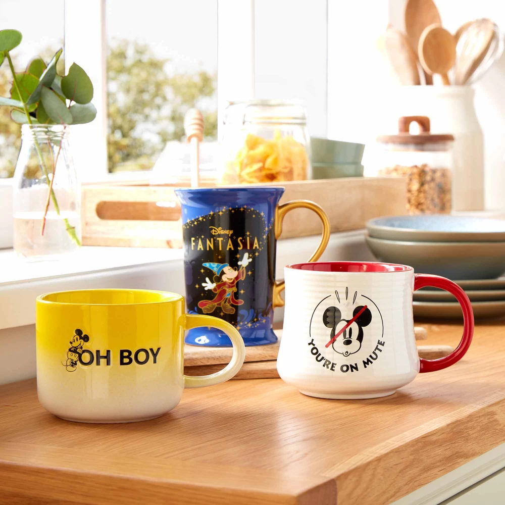 Disney Store Mug Mickey "YOU'RE ON MUTE"