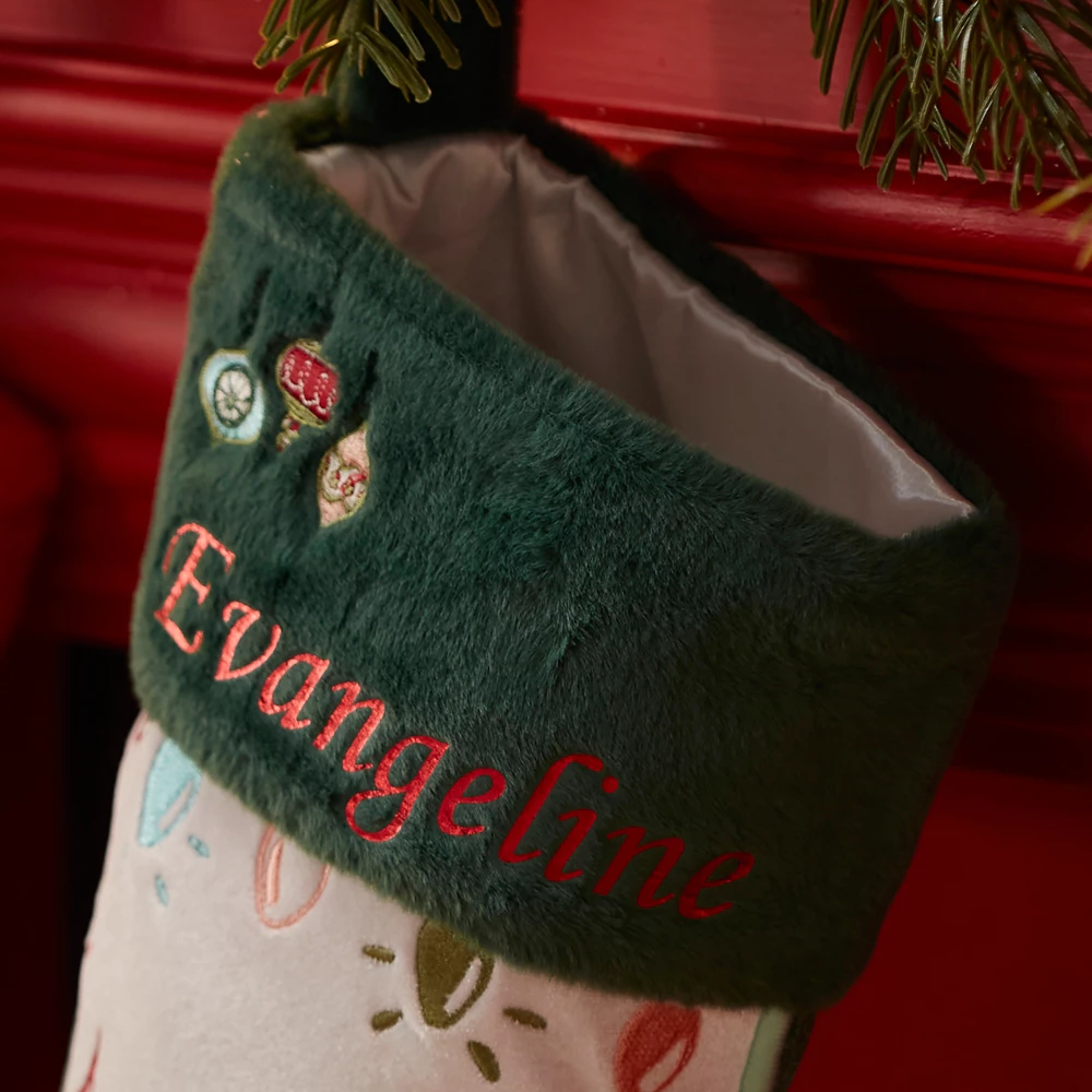 Disney Store Chaussette de Noël Minnie et Daisy style vintage