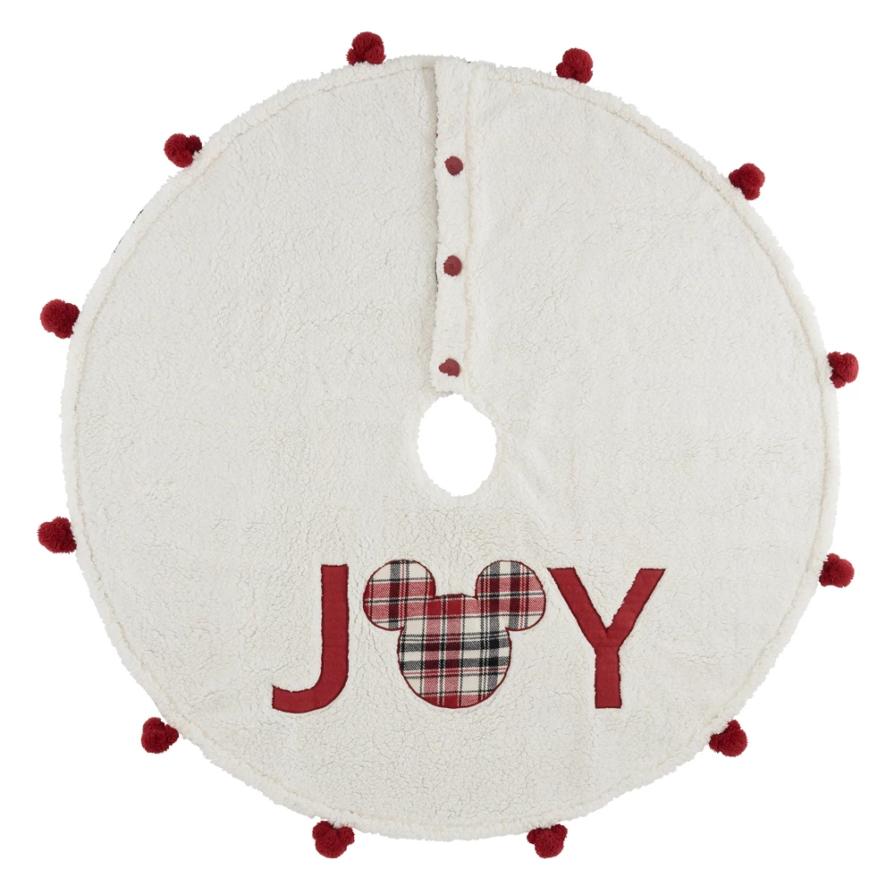 Disney Store Tapis pour sapin de Noël réversible Mickey Mouse Homestead