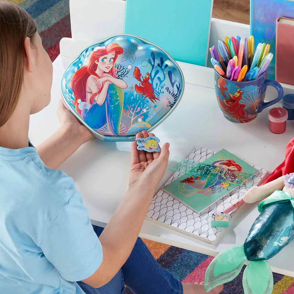 Disney Store Kit de fournitures zippé Ariel, La Petite Sirène