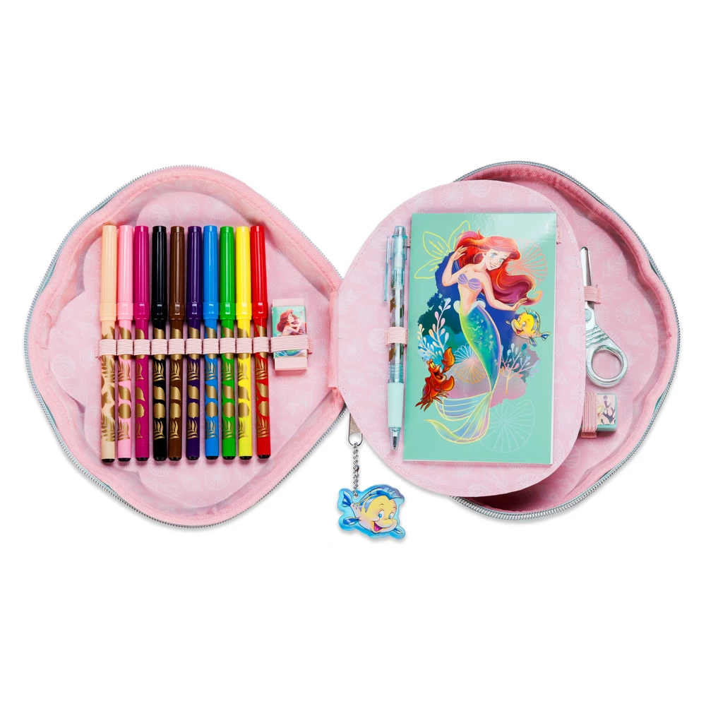 Disney Store Kit de fournitures zippé Ariel, La Petite Sirène