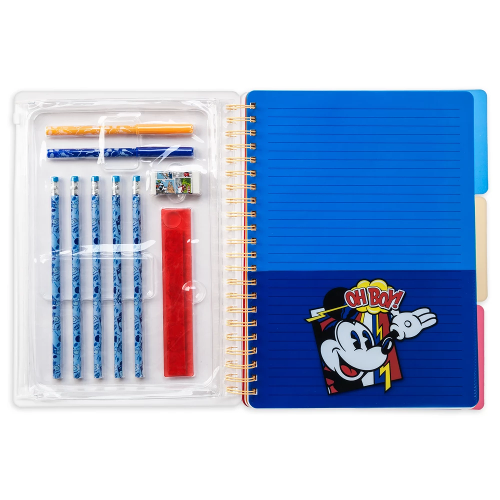 Disney Store Ensemble Cahier et fournitures Mickey Mouse et ses amis