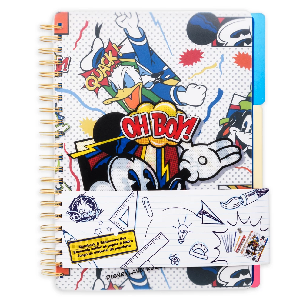 Disney Store Ensemble Cahier et fournitures Mickey Mouse et ses amis