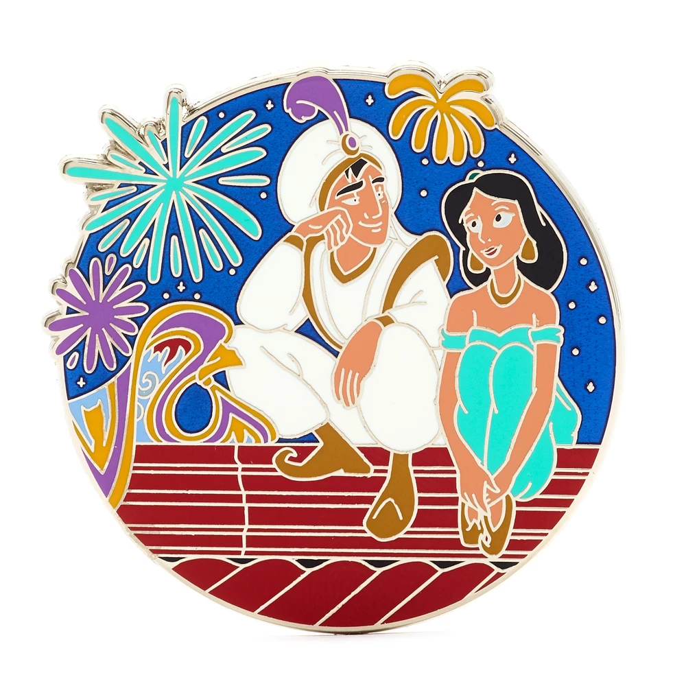Disney Store Pin's Aladdin et Princesse Jasmine en édition limitée, Aladdin