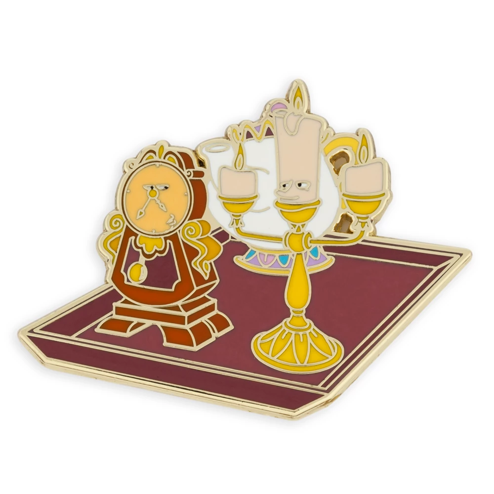 Disney Store Ensemble pin's et cadeau mystère La Belle et la Bête en édition limitée