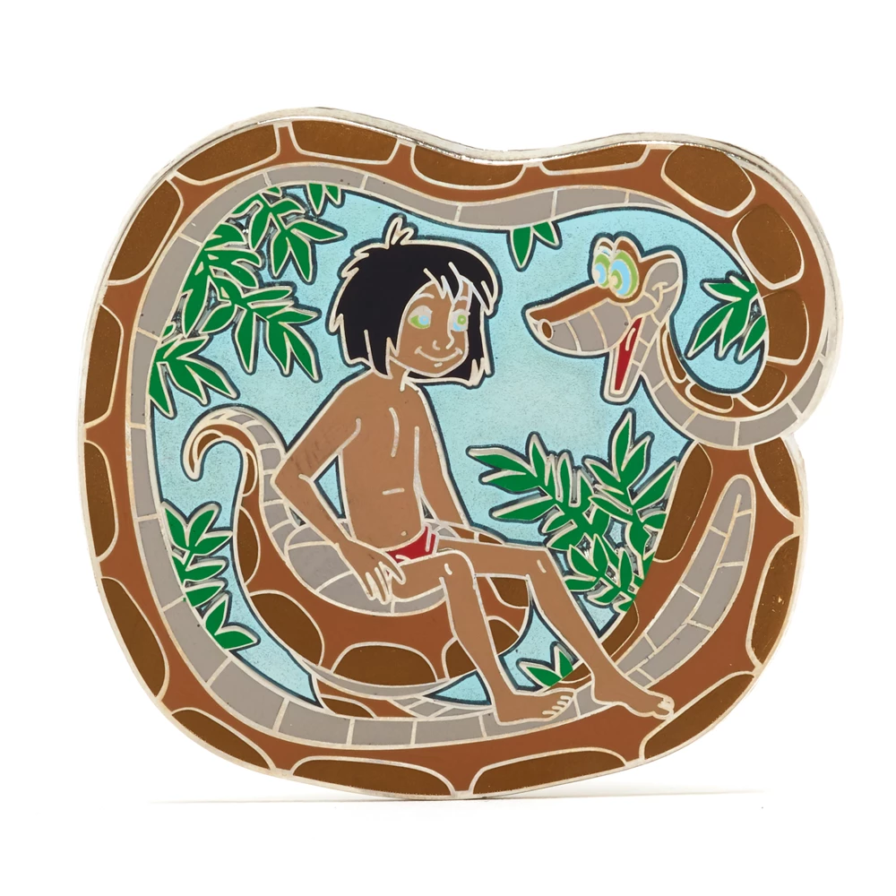 Disney Store Pin's Mowgli et Kaa 55e anniversaire en édition limitée, Le Livre de la Jungle