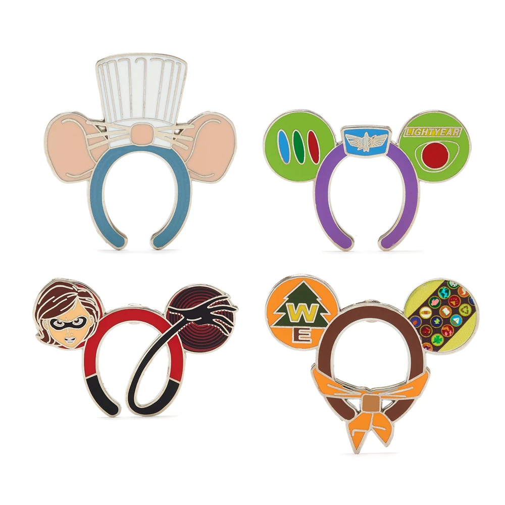 Disney Store Ensemble de pin's Pixar en forme d'oreilles de Mickey, 2 sur 2