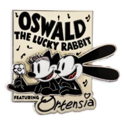 Pin's Oswald Le Lapin Chanceux Et Ortensia En édition Limitée Disney100