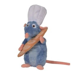 Disney Ratatouille Peluche Rémy Le Rat Avec Baguette 25 Cm