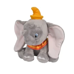 Disney Dumbo L'éléphant Peluche Gris Orange 25 Cm