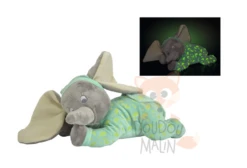 Disney Dumbo L'éléphant Peluche Luminescente Vert Gris