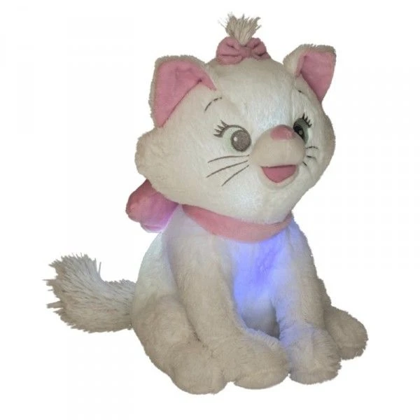 Disney Marie le chat Peluche veilleuse arc en ciel 35 cm