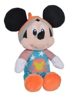 Disney Mickey La Souris Peluche Pyjama Bleu 25 Cm