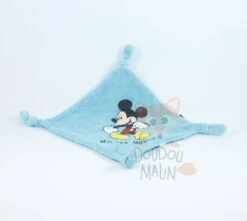 Disney Mickey La Souris Doudou Plat Bleu