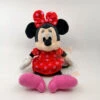 Disney - Minnie La Souris - Peluche Robe Rouge Pois Rose 25 Cm