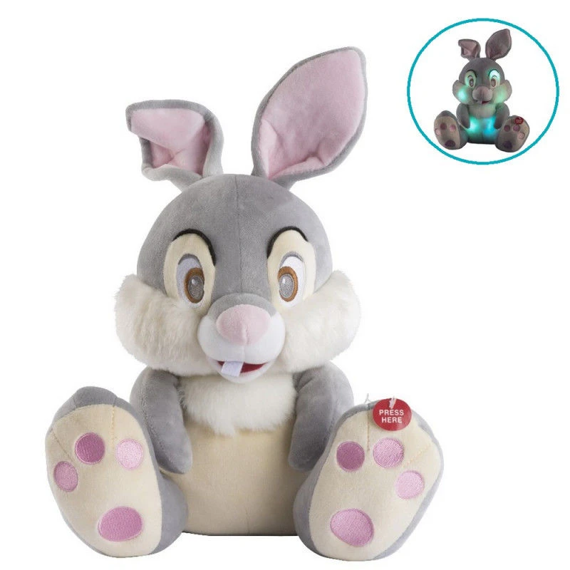 Disney Panpan le lapin Peluche veilleuse et musicale arc en ciel 35 cm