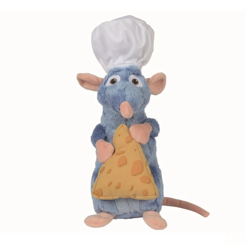 Disney Ratatouille peluche Rémi le rat avec fromage 25 cm