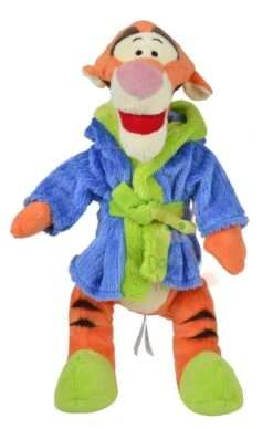 Disney Tigrou Le Tigre Peluche Peignoir Bleu Vert 25 Cm