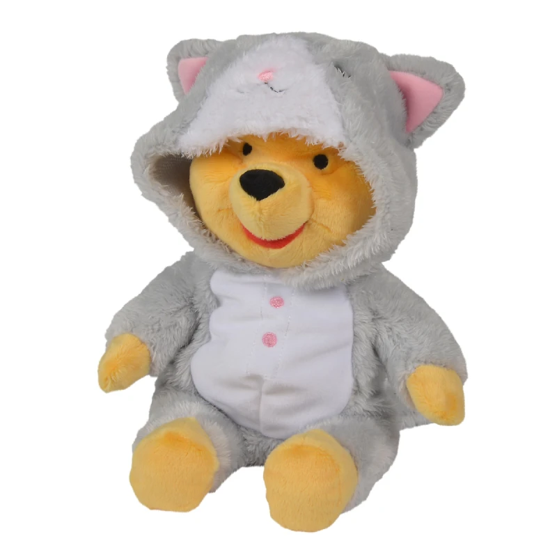 Disney Winnie l'ourson Peluche déguisé en chat 30 cm