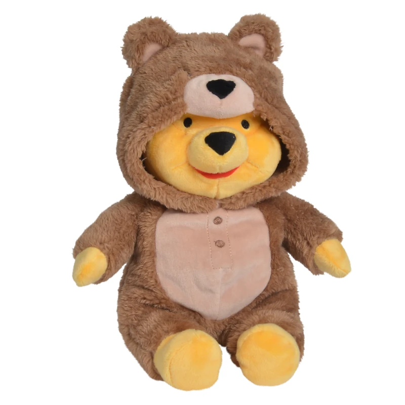 Disney Winnie l'ourson Peluche déguisé en ours marron 30 cm