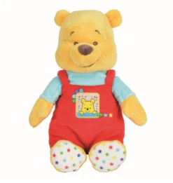 Disney Winnie L'ourson Peluche Rouge Jaune Bleu 20 Cm