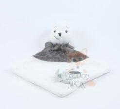 Disney Winnie The Pooh Doudou Plat Gris Blanc Abeille